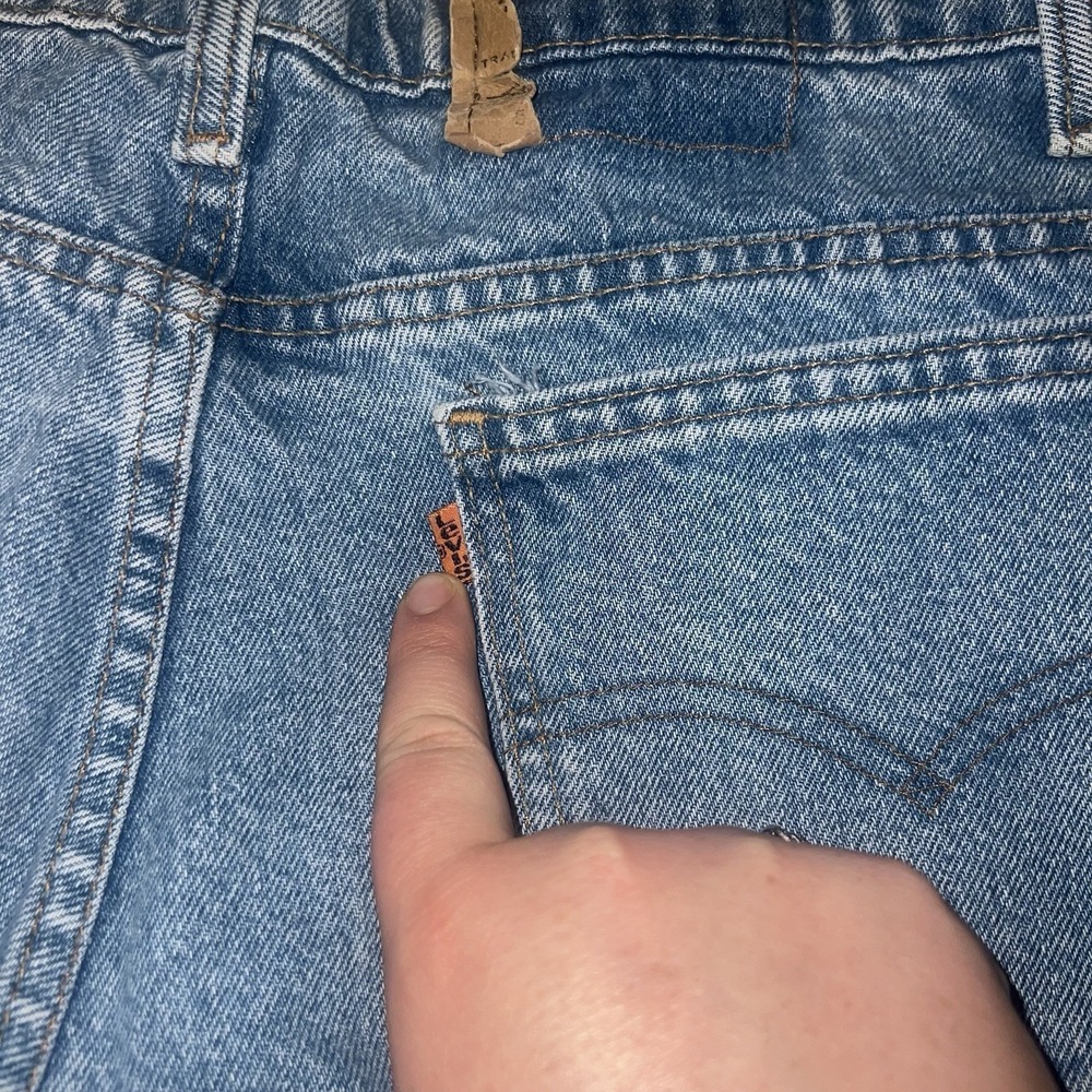 Vintage Levi Strauss Orange Tab Paper‎ Tag 2002 Men's Denim Jeans 36x29 - Picture 5 of 8